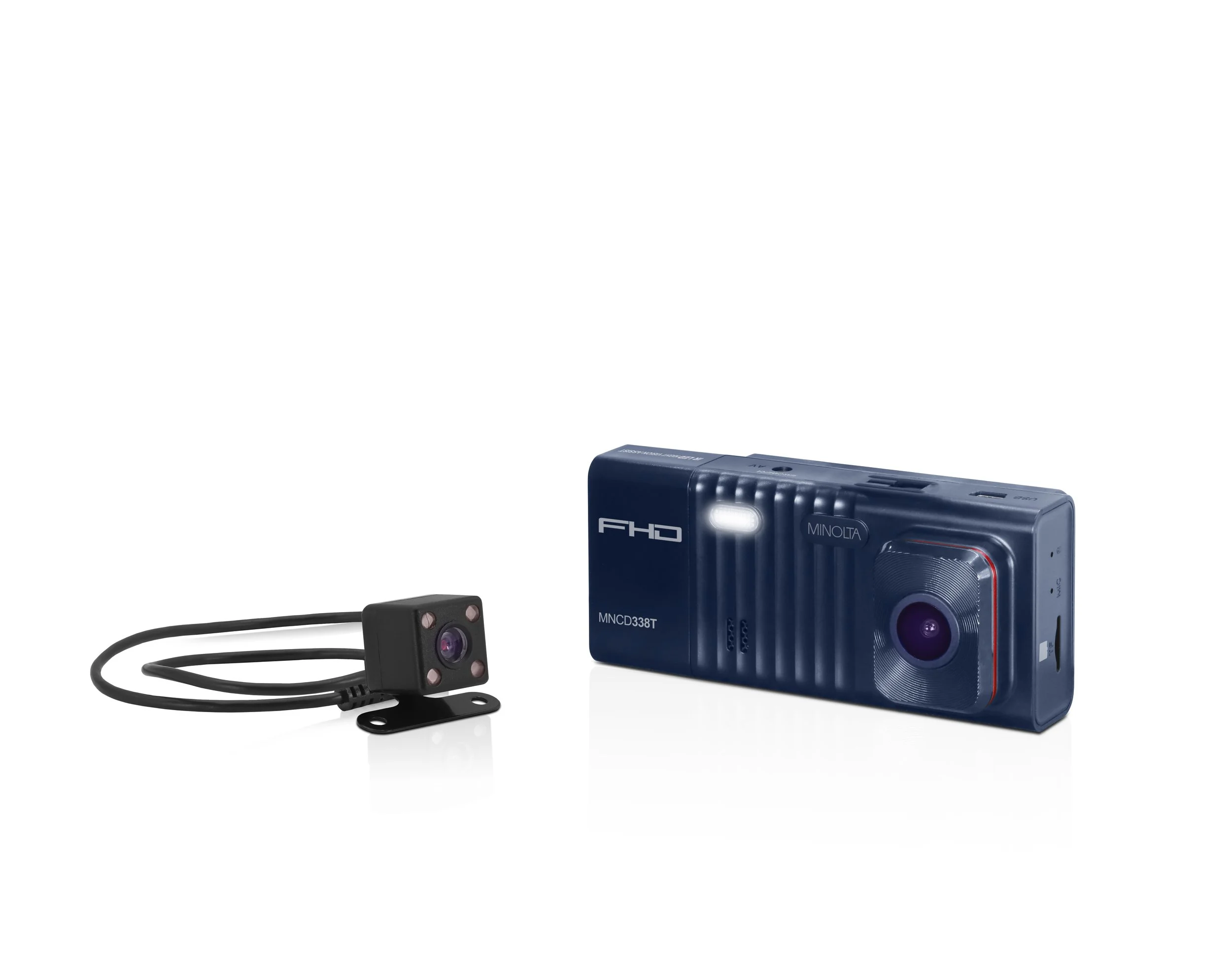 MNCD338T 3-Channel 1080P Dash Camera w/3.0